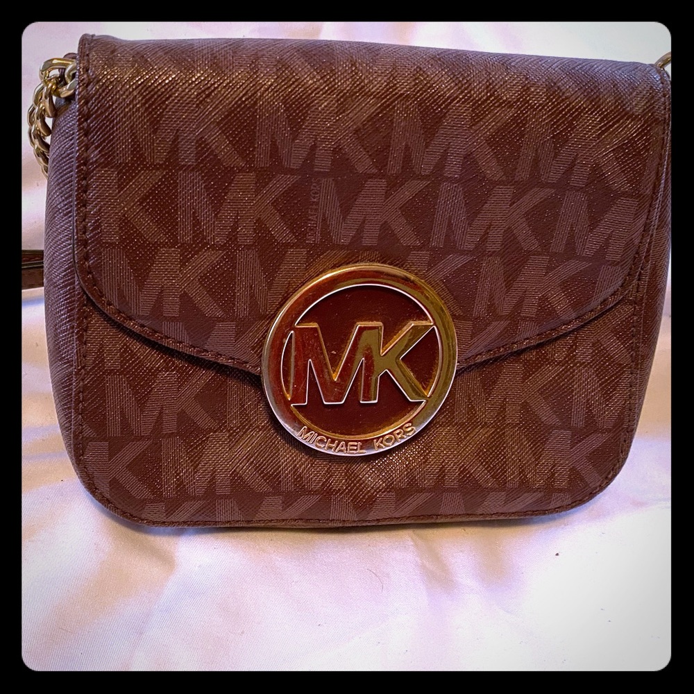 Burgundy Michael Kors. Crossbody Purse